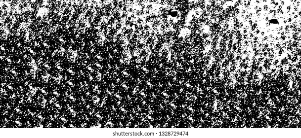 Rough, scratch, splatter grunge pattern design brush strokes. Overlay texture. Faded black-white dyed paper texture. Sketch grunge design. Use for poster, cover, banner, mock-up, stickers layout.