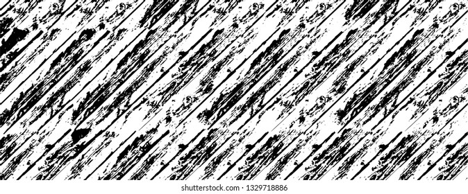 Rough, scratch, splatter grunge pattern design brush strokes. Overlay texture. Faded black-white dyed paper texture. Sketch grunge design. Use for poster, cover, banner, mock-up, stickers layout.