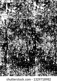 Rough, scratch, splatter grunge pattern design brush strokes. Overlay texture. Faded black-white dyed paper texture. Sketch grunge design. Use for poster, cover, banner, mock-up, stickers layout.