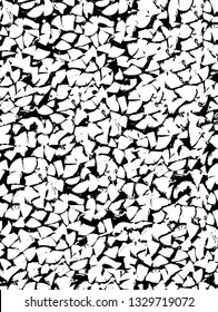 Rough, scratch, splatter grunge pattern design brush strokes. Overlay texture. Faded black-white dyed paper texture. Sketch grunge design. Use for poster, cover, banner, mock-up, stickers layout.