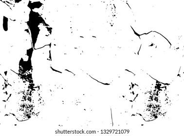 Rough, scratch, splatter grunge pattern design brush strokes. Overlay texture. Faded black-white dyed paper texture. Sketch grunge design. Use for poster, cover, banner, mock-up, stickers layout.