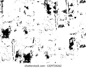 Rough, scratch, splatter grunge pattern design brush strokes. Overlay texture. Faded black-white dyed paper texture. Sketch grunge design. Use for poster, cover, banner, mock-up, stickers layout.