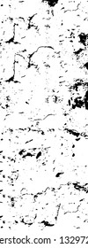 Rough, scratch, splatter grunge pattern design brush strokes. Overlay texture. Faded black-white dyed paper texture. Sketch grunge design. Use for poster, cover, banner, mock-up, stickers layout.