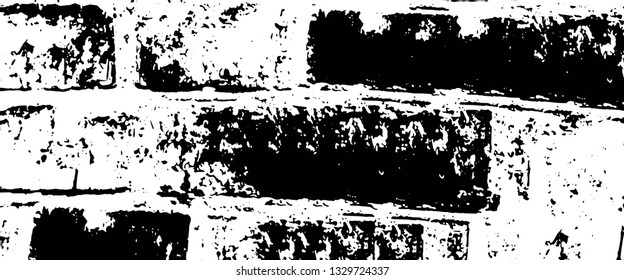 Rough, scratch, splatter grunge pattern design brush strokes. Overlay texture. Faded black-white dyed paper texture. Sketch grunge design. Use for poster, cover, banner, mock-up, stickers layout.