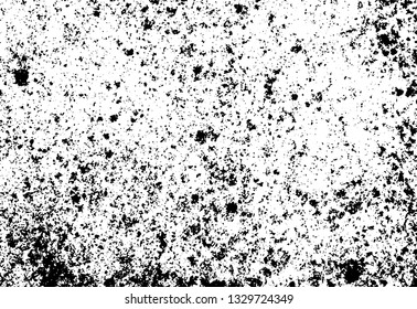 Rough, scratch, splatter grunge pattern design brush strokes. Overlay texture. Faded black-white dyed paper texture. Sketch grunge design. Use for poster, cover, banner, mock-up, stickers layout.