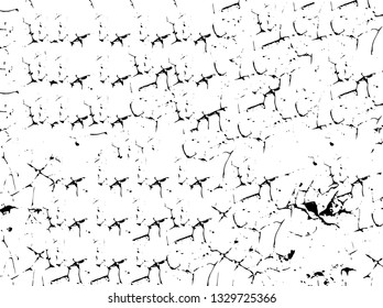 Rough, scratch, splatter grunge pattern design brush strokes. Overlay texture. Faded black-white dyed paper texture. Sketch grunge design. Use for poster, cover, banner, mock-up, stickers layout.