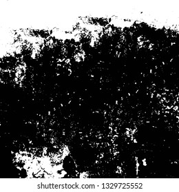 Rough, scratch, splatter grunge pattern design brush strokes. Overlay texture. Faded black-white dyed paper texture. Sketch grunge design. Use for poster, cover, banner, mock-up, stickers layout.