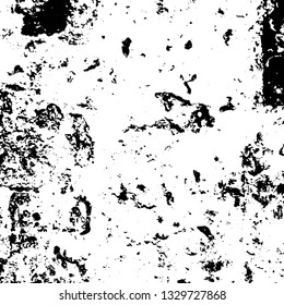 Rough, scratch, splatter grunge pattern design brush strokes. Overlay texture. Faded black-white dyed paper texture. Sketch grunge design. Use for poster, cover, banner, mock-up, stickers layout.