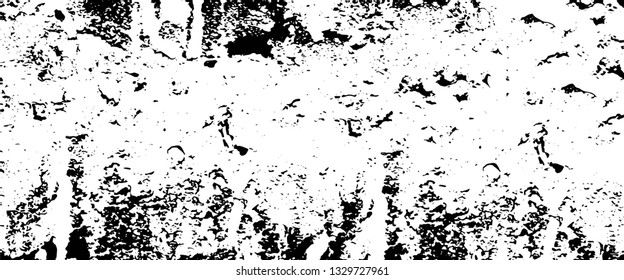 Rough, scratch, splatter grunge pattern design brush strokes. Overlay texture. Faded black-white dyed paper texture. Sketch grunge design. Use for poster, cover, banner, mock-up, stickers layout.
