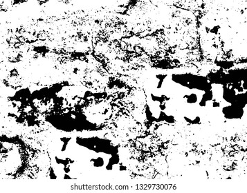 Rough, scratch, splatter grunge pattern design brush strokes. Overlay texture. Faded black-white dyed paper texture. Sketch grunge design. Use for poster, cover, banner, mock-up, stickers layout.