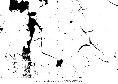 Rough, scratch, splatter grunge pattern design brush strokes. Overlay texture. Faded black-white dyed paper texture. Sketch grunge design. Use for poster, cover, banner, mock-up, stickers layout.