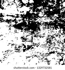 Rough, scratch, splatter grunge pattern design brush strokes. Overlay texture. Faded black-white dyed paper texture. Sketch grunge design. Use for poster, cover, banner, mock-up, stickers layout.