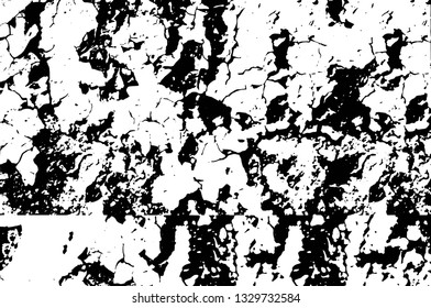 Rough, scratch, splatter grunge pattern design brush strokes. Overlay texture. Faded black-white dyed paper texture. Sketch grunge design. Use for poster, cover, banner, mock-up, stickers layout.