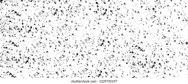 Rough, scratch, splatter grunge pattern design brush strokes. Overlay texture. Faded black-white dyed paper texture. Sketch grunge design. Use for poster, cover, banner, mock-up, stickers layout.