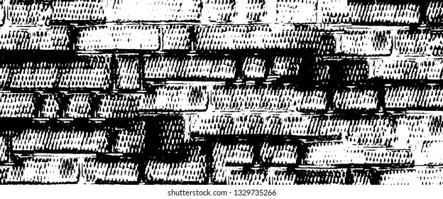 Rough, scratch, splatter grunge pattern design brush strokes. Overlay texture. Faded black-white dyed paper texture. Sketch grunge design. Use for poster, cover, banner, mock-up, stickers layout.