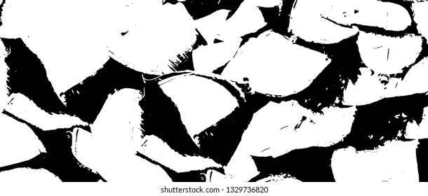 Rough, scratch, splatter grunge pattern design brush strokes. Overlay texture. Faded black-white dyed paper texture. Sketch grunge design. Use for poster, cover, banner, mock-up, stickers layout.