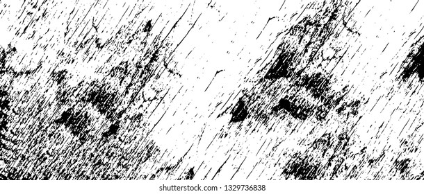 Rough, scratch, splatter grunge pattern design brush strokes. Overlay texture. Faded black-white dyed paper texture. Sketch grunge design. Use for poster, cover, banner, mock-up, stickers layout.