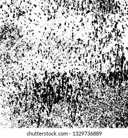 Rough, scratch, splatter grunge pattern design brush strokes. Overlay texture. Faded black-white dyed paper texture. Sketch grunge design. Use for poster, cover, banner, mock-up, stickers layout.
