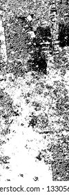 Rough, scratch, splatter grunge pattern design brush strokes. Overlay texture. Faded black-white dyed paper texture. Sketch grunge design. Use for poster, cover, banner, mock-up, stickers layout.
