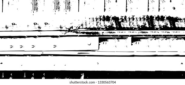 Rough, scratch, splatter grunge pattern design brush strokes. Overlay texture. Faded black-white dyed paper texture. Sketch grunge design. Use for poster, cover, banner, mock-up, stickers layout.
