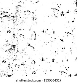 Rough, scratch, splatter grunge pattern design brush strokes. Overlay texture. Faded black-white dyed paper texture. Sketch grunge design. Use for poster, cover, banner, mock-up, stickers layout.