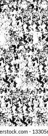 Rough, scratch, splatter grunge pattern design brush strokes. Overlay texture. Faded black-white dyed paper texture. Sketch grunge design. Use for poster, cover, banner, mock-up, stickers layout.
