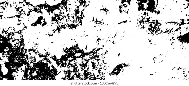 Rough, scratch, splatter grunge pattern design brush strokes. Overlay texture. Faded black-white dyed paper texture. Sketch grunge design. Use for poster, cover, banner, mock-up, stickers layout.