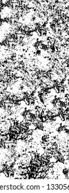 Rough, scratch, splatter grunge pattern design brush strokes. Overlay texture. Faded black-white dyed paper texture. Sketch grunge design. Use for poster, cover, banner, mock-up, stickers layout.