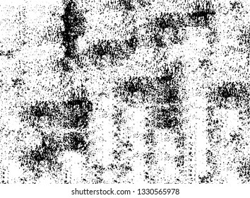 Rough, scratch, splatter grunge pattern design brush strokes. Overlay texture. Faded black-white dyed paper texture. Sketch grunge design. Use for poster, cover, banner, mock-up, stickers layout.