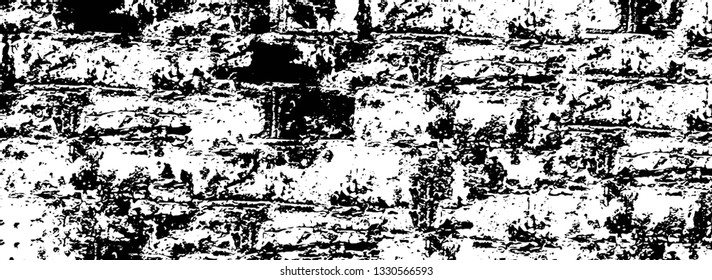 Rough, scratch, splatter grunge pattern design brush strokes. Overlay texture. Faded black-white dyed paper texture. Sketch grunge design. Use for poster, cover, banner, mock-up, stickers layout.