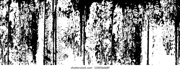 Rough, scratch, splatter grunge pattern design brush strokes. Overlay texture. Faded black-white dyed paper texture. Sketch grunge design. Use for poster, cover, banner, mock-up, stickers layout.