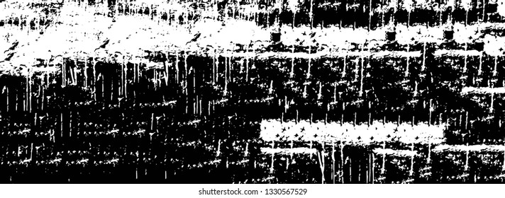 Rough, scratch, splatter grunge pattern design brush strokes. Overlay texture. Faded black-white dyed paper texture. Sketch grunge design. Use for poster, cover, banner, mock-up, stickers layout.
