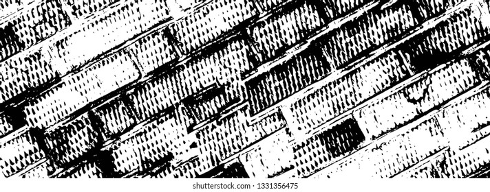 Rough, scratch, splatter grunge pattern design brush strokes. Overlay texture. Faded black-white dyed paper texture. Sketch grunge design. Use for poster, cover, banner, mock-up, stickers layout.