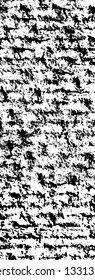 Rough, scratch, splatter grunge pattern design brush strokes. Overlay texture. Faded black-white dyed paper texture. Sketch grunge design. Use for poster, cover, banner, mock-up, stickers layout.
