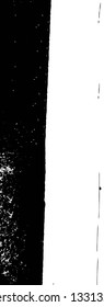 Rough, scratch, splatter grunge pattern design brush strokes. Overlay texture. Faded black-white dyed paper texture. Sketch grunge design. Use for poster, cover, banner, mock-up, stickers layout.