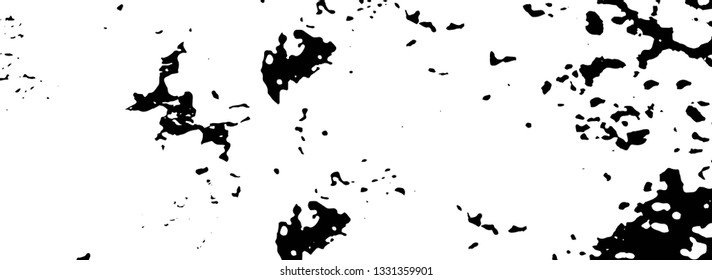 Rough, scratch, splatter grunge pattern design brush strokes. Overlay texture. Faded black-white dyed paper texture. Sketch grunge design. Use for poster, cover, banner, mock-up, stickers layout.
