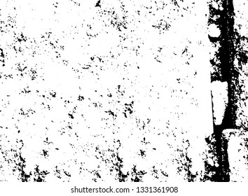 Rough, scratch, splatter grunge pattern design brush strokes. Overlay texture. Faded black-white dyed paper texture. Sketch grunge design. Use for poster, cover, banner, mock-up, stickers layout.