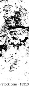 Rough, scratch, splatter grunge pattern design brush strokes. Overlay texture. Faded black-white dyed paper texture. Sketch grunge design. Use for poster, cover, banner, mock-up, stickers layout.