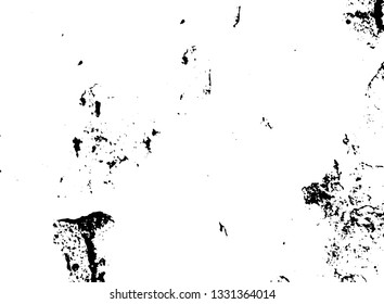 Rough, scratch, splatter grunge pattern design brush strokes. Overlay texture. Faded black-white dyed paper texture. Sketch grunge design. Use for poster, cover, banner, mock-up, stickers layout.