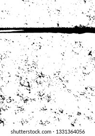 Rough, scratch, splatter grunge pattern design brush strokes. Overlay texture. Faded black-white dyed paper texture. Sketch grunge design. Use for poster, cover, banner, mock-up, stickers layout.