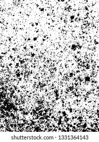 Rough, scratch, splatter grunge pattern design brush strokes. Overlay texture. Faded black-white dyed paper texture. Sketch grunge design. Use for poster, cover, banner, mock-up, stickers layout.
