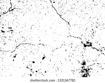 Rough, scratch, splatter grunge pattern design brush strokes. Overlay texture. Faded black-white dyed paper texture. Sketch grunge design. Use for poster, cover, banner, mock-up, stickers layout.