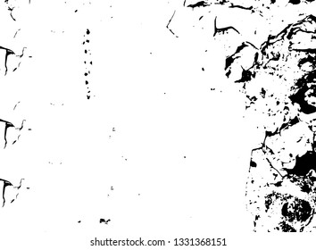 Rough, scratch, splatter grunge pattern design brush strokes. Overlay texture. Faded black-white dyed paper texture. Sketch grunge design. Use for poster, cover, banner, mock-up, stickers layout.