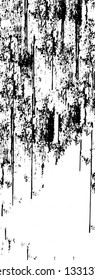 Rough, scratch, splatter grunge pattern design brush strokes. Overlay texture. Faded black-white dyed paper texture. Sketch grunge design. Use for poster, cover, banner, mock-up, stickers layout.
