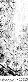 Rough, scratch, splatter grunge pattern design brush strokes. Overlay texture. Faded black-white dyed paper texture. Sketch grunge design. Use for poster, cover, banner, mock-up, stickers layout.