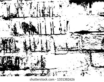 Rough, scratch, splatter grunge pattern design brush strokes. Overlay texture. Faded black-white dyed paper texture. Sketch grunge design. Use for poster, cover, banner, mock-up, stickers layout.