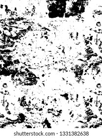 Rough, scratch, splatter grunge pattern design brush strokes. Overlay texture. Faded black-white dyed paper texture. Sketch grunge design. Use for poster, cover, banner, mock-up, stickers layout.
