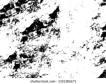 Rough, scratch, splatter grunge pattern design brush strokes. Overlay texture. Faded black-white dyed paper texture. Sketch grunge design. Use for poster, cover, banner, mock-up, stickers layout.