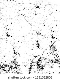 Rough, scratch, splatter grunge pattern design brush strokes. Overlay texture. Faded black-white dyed paper texture. Sketch grunge design. Use for poster, cover, banner, mock-up, stickers layout.