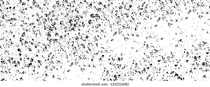 Rough, scratch, splatter grunge pattern design brush strokes. Overlay texture. Faded black-white dyed paper texture. Sketch grunge design. Use for poster, cover, banner, mock-up, stickers layout.